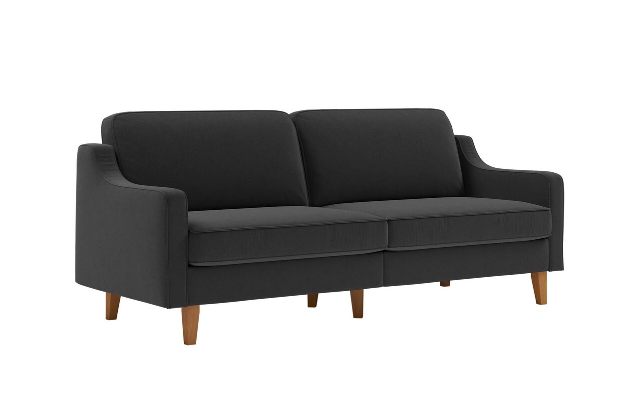Canapea 3 locuri, Atelier del Sofa, 918CMF1159, Otel, Gri noapte / Nuc Canapele
